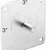 SEDONA 4", Style 2, w/steel plate, **Matte Aluminum**