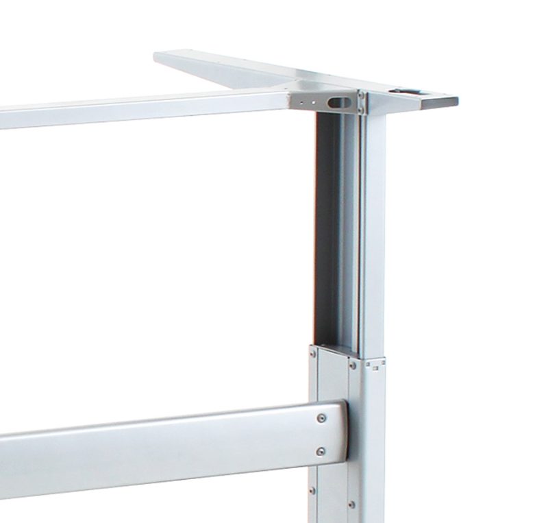 501-25 Desk Frame, 176 lbs lift capacity,   **SILVER**