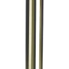 ISOLA Island Table Legs - BRUSHED NICKEL, 27 3/4" tall, 3" dia, single leg