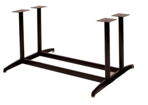 SUPER LARGE 4-Column Base, 34" height, 34"x34" base spread,  BLACK  (non refundable)