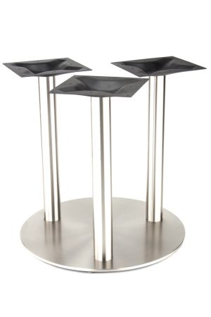 30" ROUND Stainless Base with 3 Legs