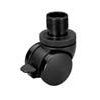 Caster for MILANO legs, 2 wheels with brake, each