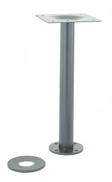 ROSS BOLT DOWN Base, black powder coated, welded base