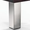 Cerano, 2" Square Steel Leg, 4" Height, set of 4