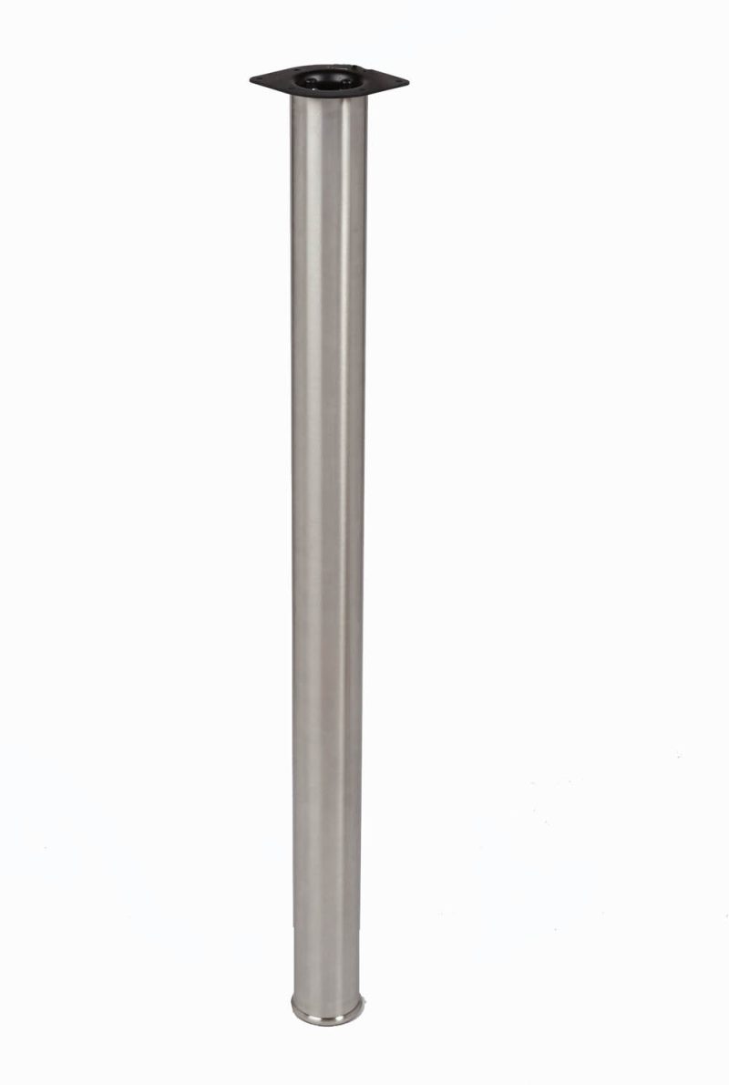 FLORENCE stainless steel leg, 3” diameter, round