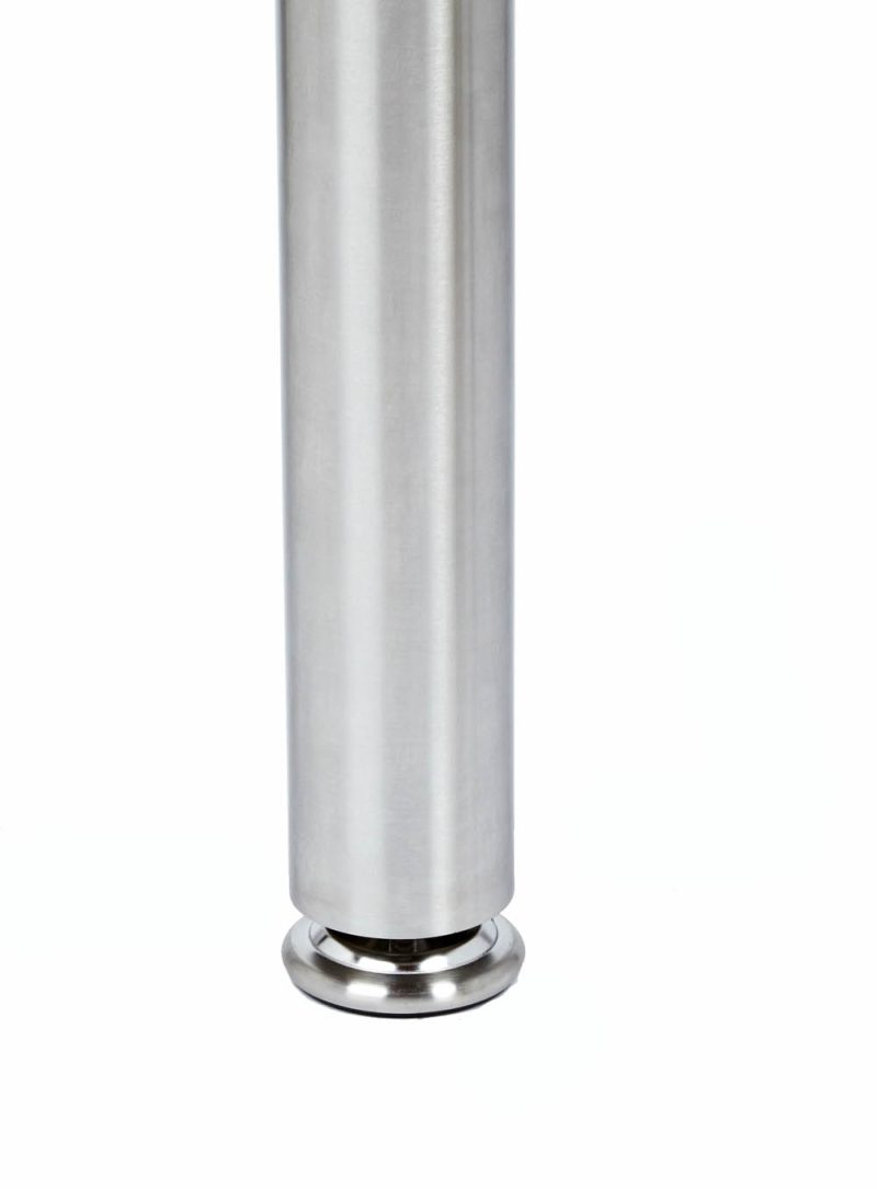FLORENCE stainless steel leg, 3” diameter, round