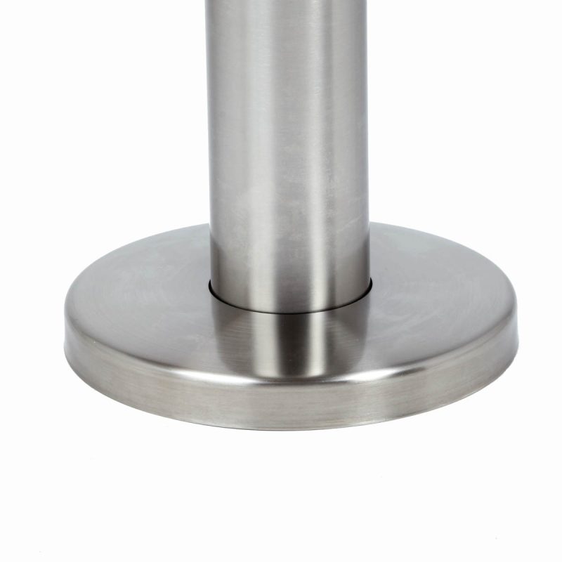 ROVER BAR HEIGHT TABLE LEG, floor bolt down table leg, stainless steel metal