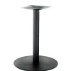 17" Round Table Base, Black Steel Finish, up to 26" Tops - Image 2